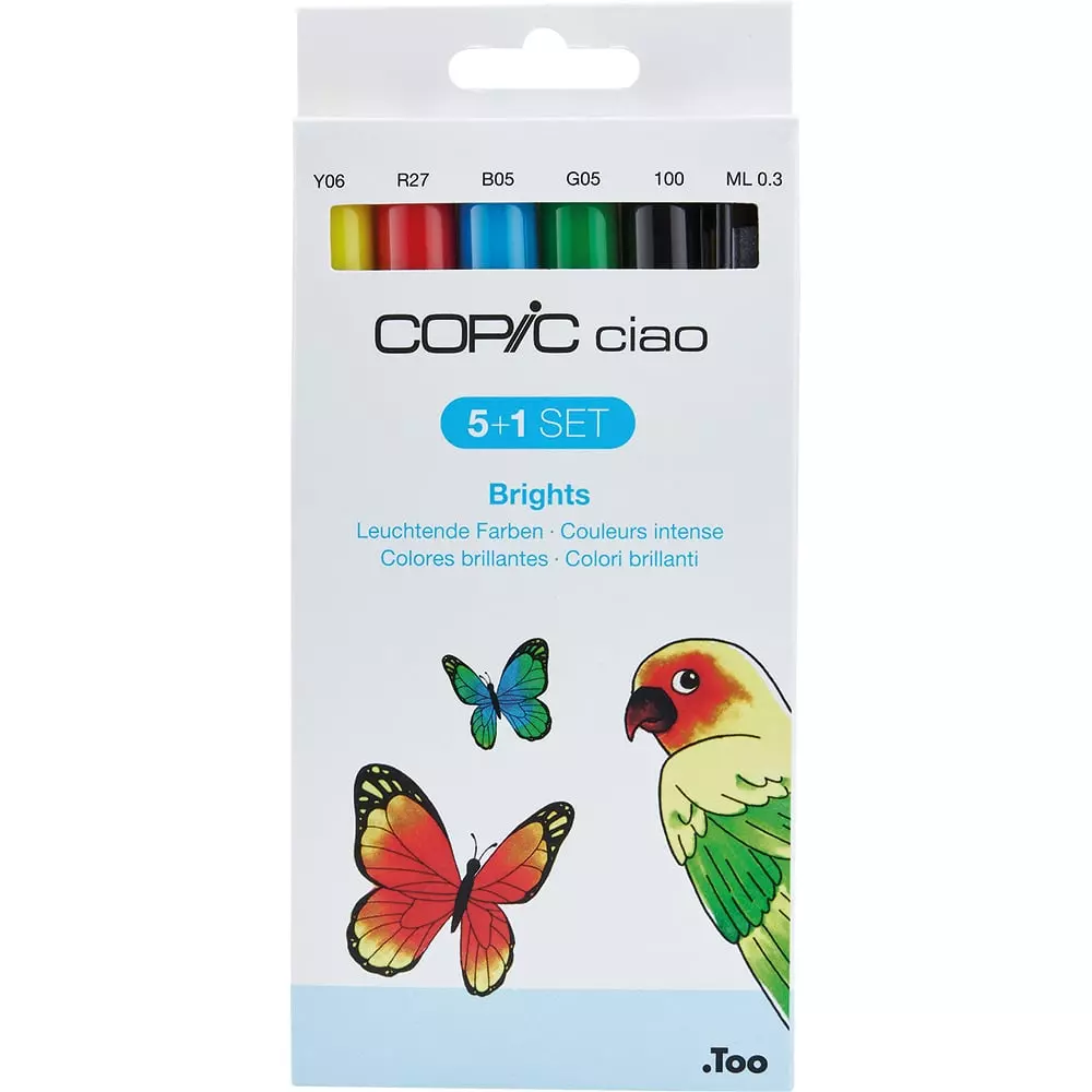 Copic Ciao set 5+1 Brights