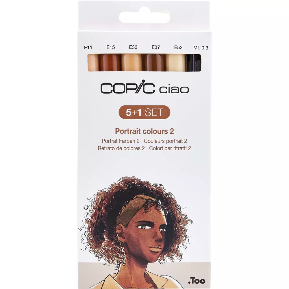 Copic Ciao set 5+1 Portraits Colours 2