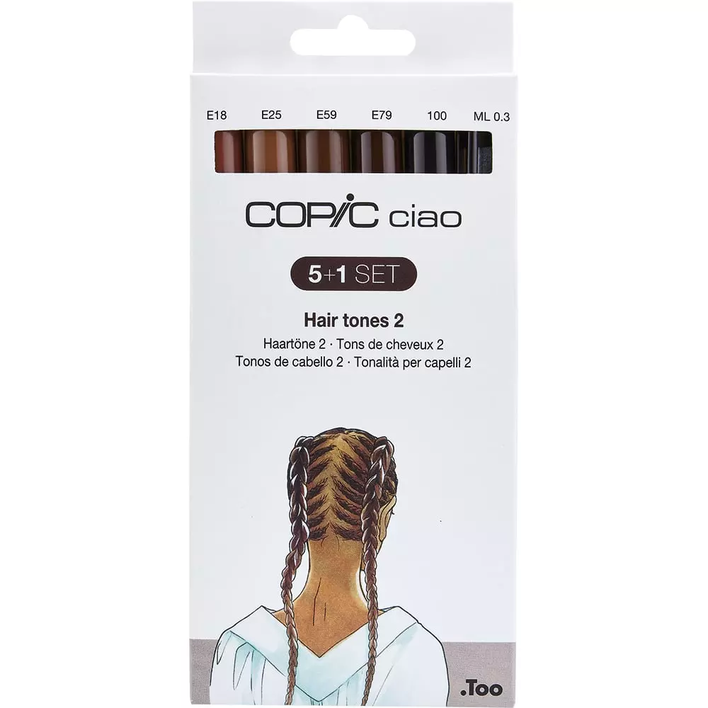 Copic Ciao set 5+1 Hair Tones 2
