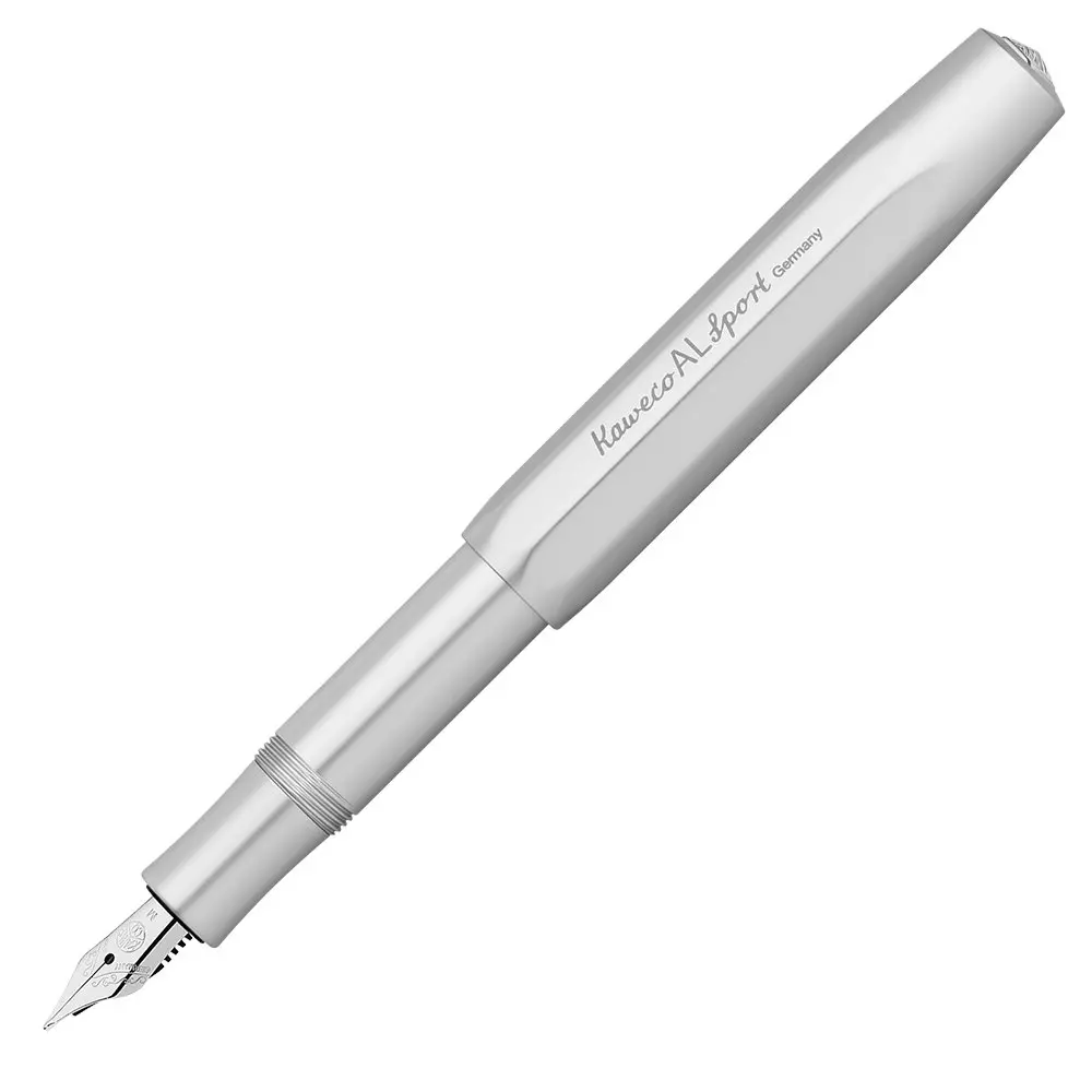 Kaweco AL Sport Fyllepenn M 0.9mm – Silver