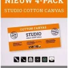 Studio Cotten Canvas - 4Pack 20x20