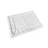 Meeden Porselenspalett rektangulær 17 rom