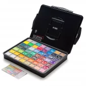 HIMI Jelly Cup Gouache Sett Sort – 56stk