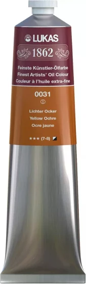 Lukas 1862 Oil 200ml 031 Yellow Ochre S1