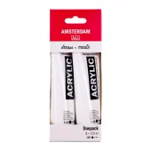 Talens Amsterdam Acrylic 120 ml 105 Titanium White Duo-pack