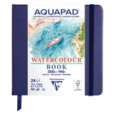 Clairefontaine Aquapad 300gr. 14x14 Innbundet Medium Grain