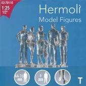 Skalafigerer 1:25 Stående - Transparent fra Hermoli