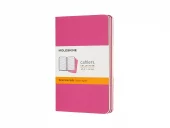 Moleskine Cahier Journal 3pk. Ruled Kinetic Pink 9x14