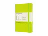 Moleskine Classic Notebook Hard - Plain Lemon Green 9x14