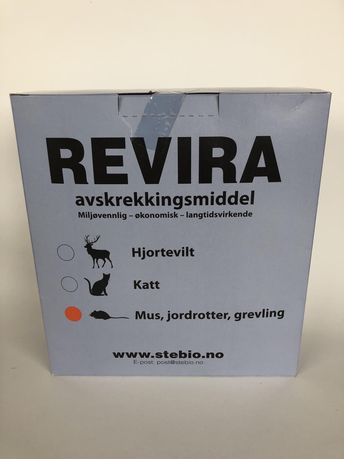 REVIRA avskrekkingsmiddel mot mus, jordrotter, grevling