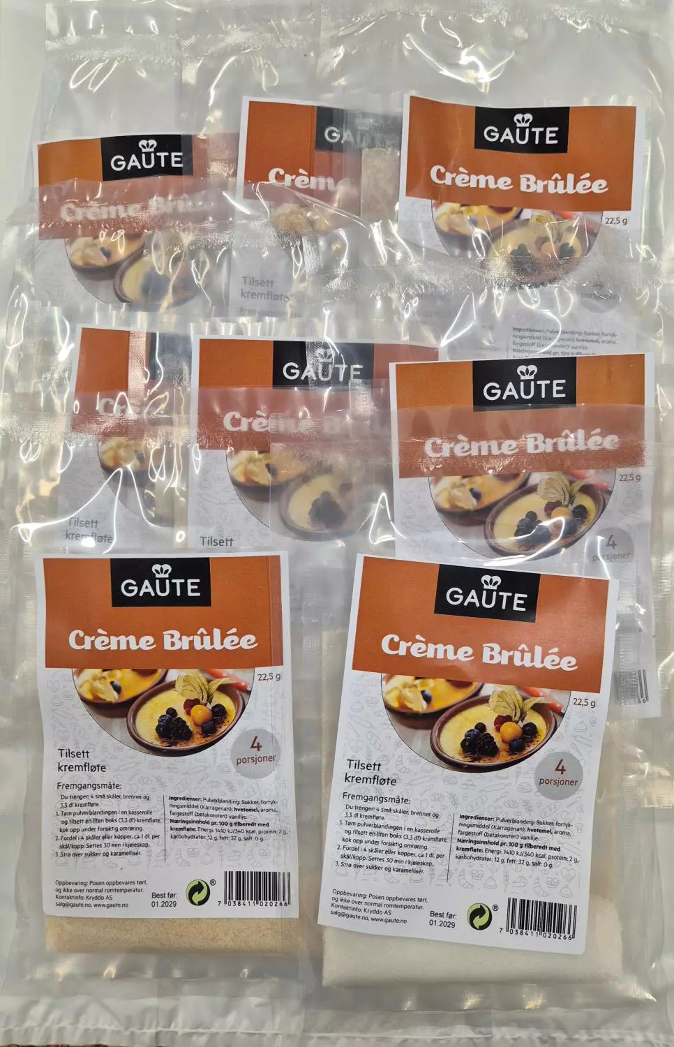 Crème Brùlèe 8 stk
