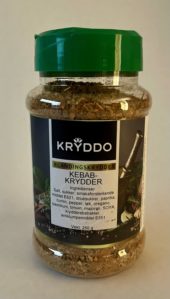 Kebab krydder 250 gram i boks