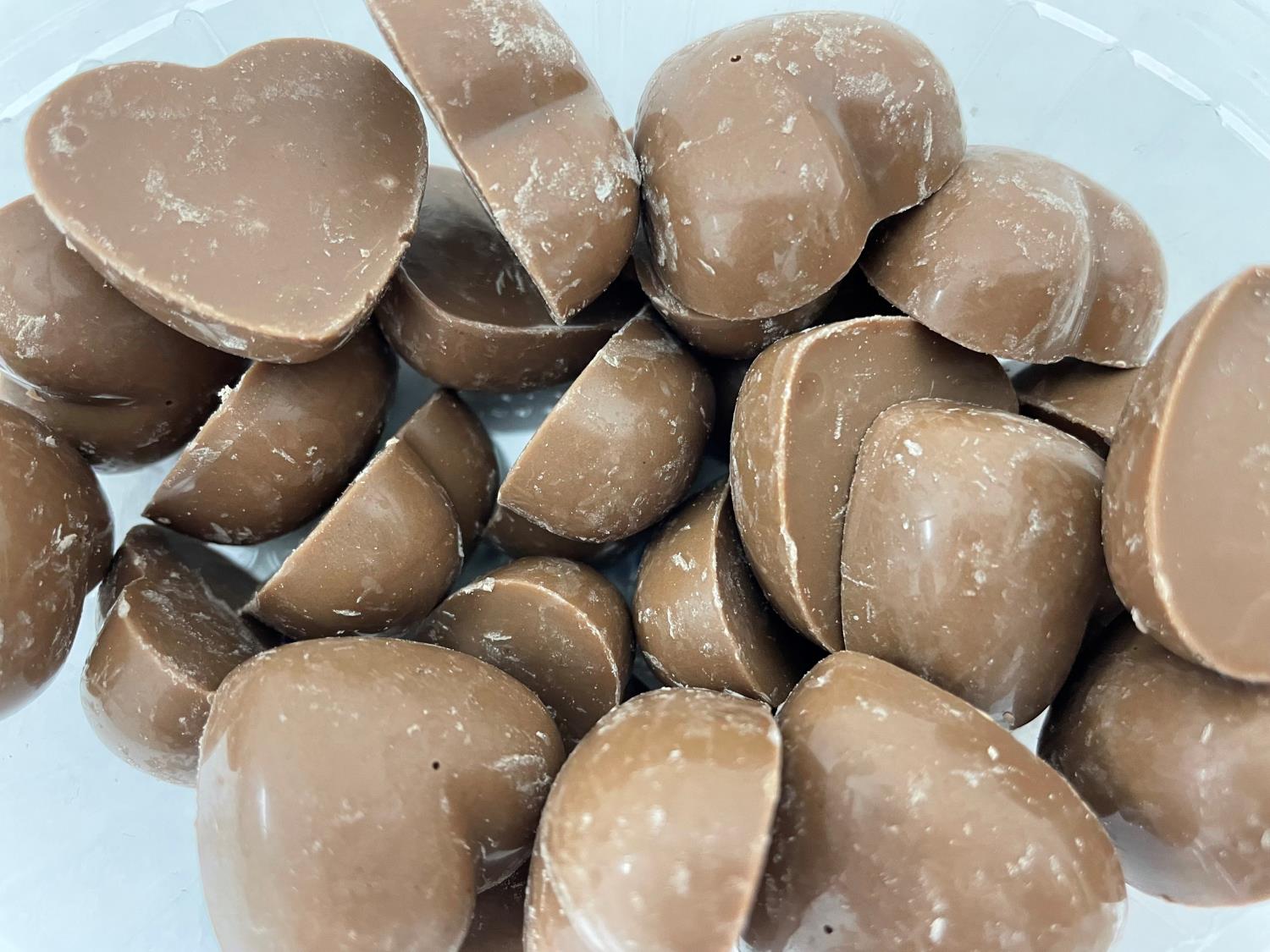 Sjokoladehjerter med karamell 1,8 kg