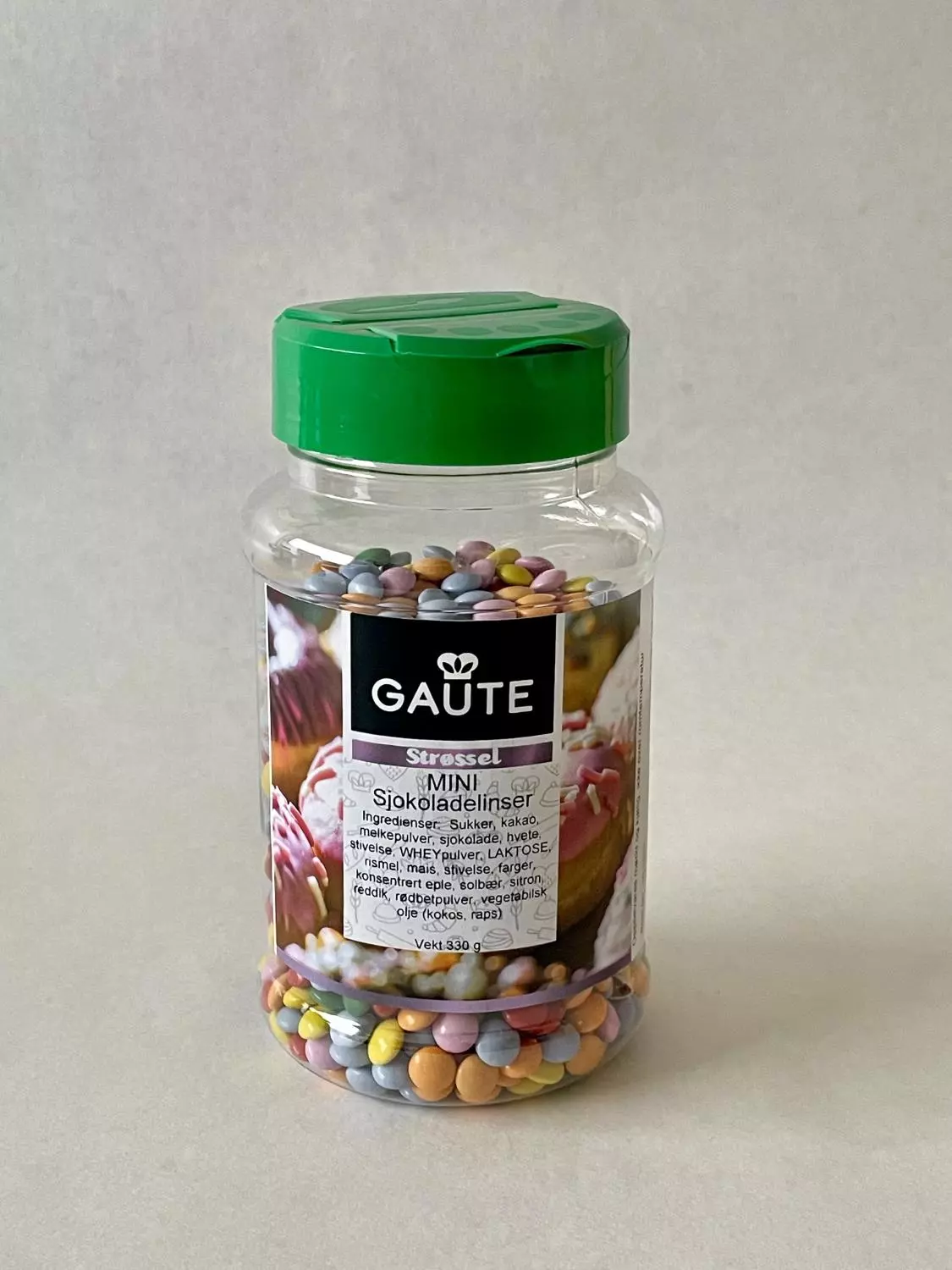 Strøssel Mini sjokoladelinser 330 gram i boks