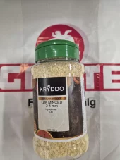 Løk minced 2-4 mm 200 gram i boks