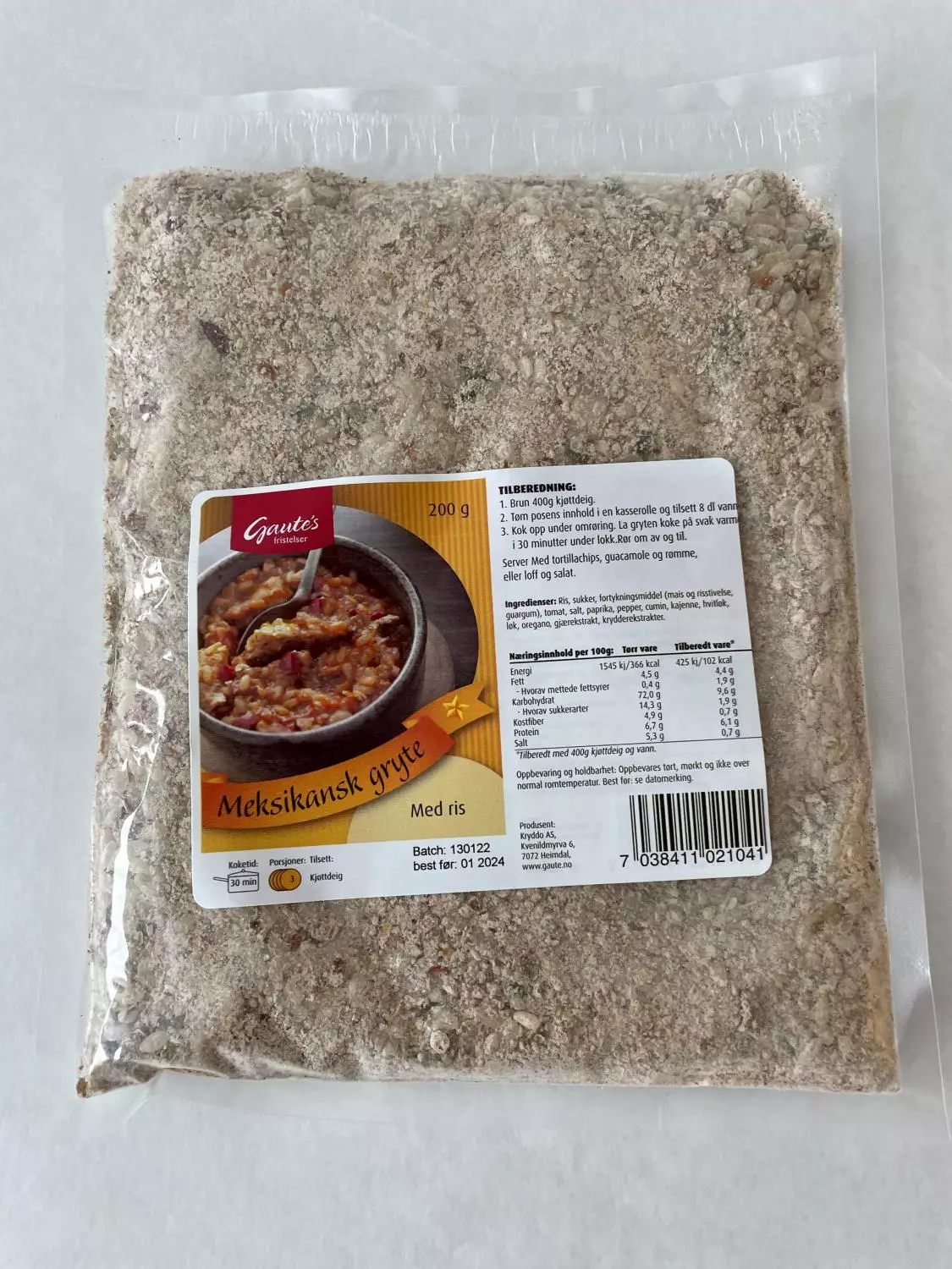 Meksikansk gryte 10 pk