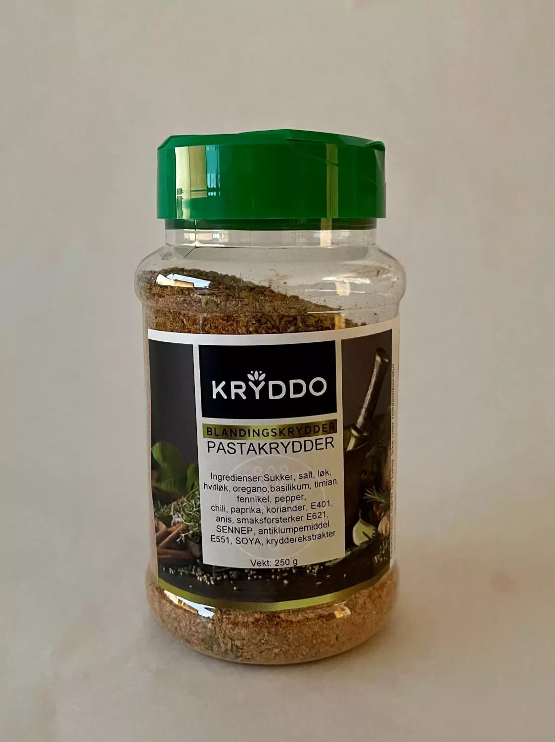 Pastakrydder 250 gram i boks