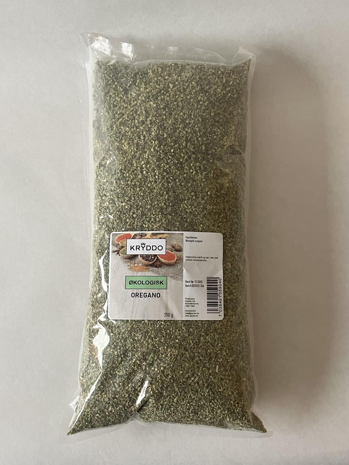 Økologisk Oregano 350 gram