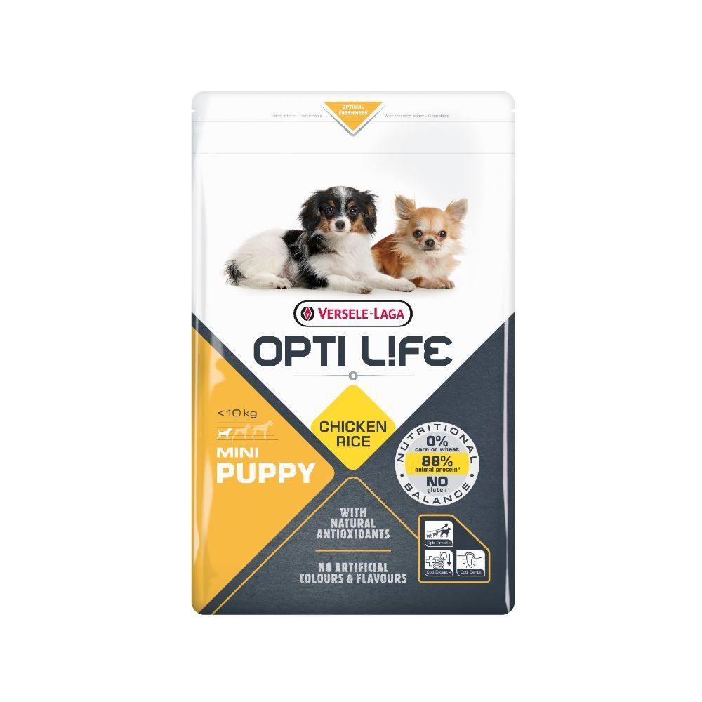 OptiLife Puppy Mini Kylling/Ris 2,5 kg