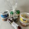 Produktpakke med krydderpakke, 4 godteribokser og Gobit snabb