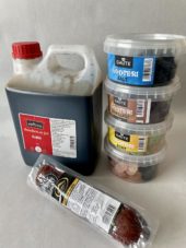 Produktpakke med Kryddo gløgg, 4 godteribokser og Gobit snabb