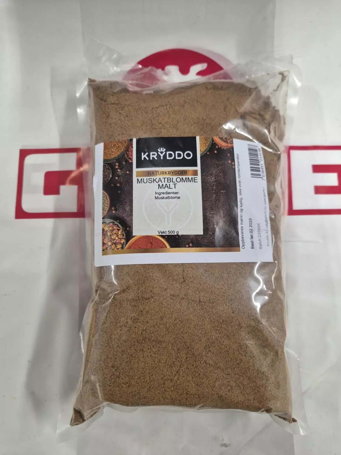 Muskatblomme malt 500 gram