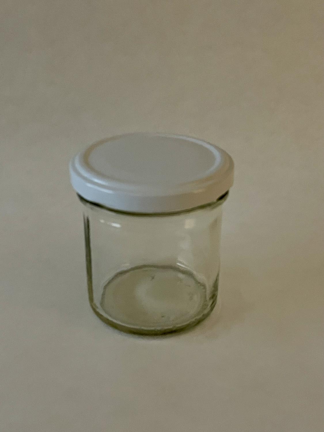 Glass med lokk 165 ml