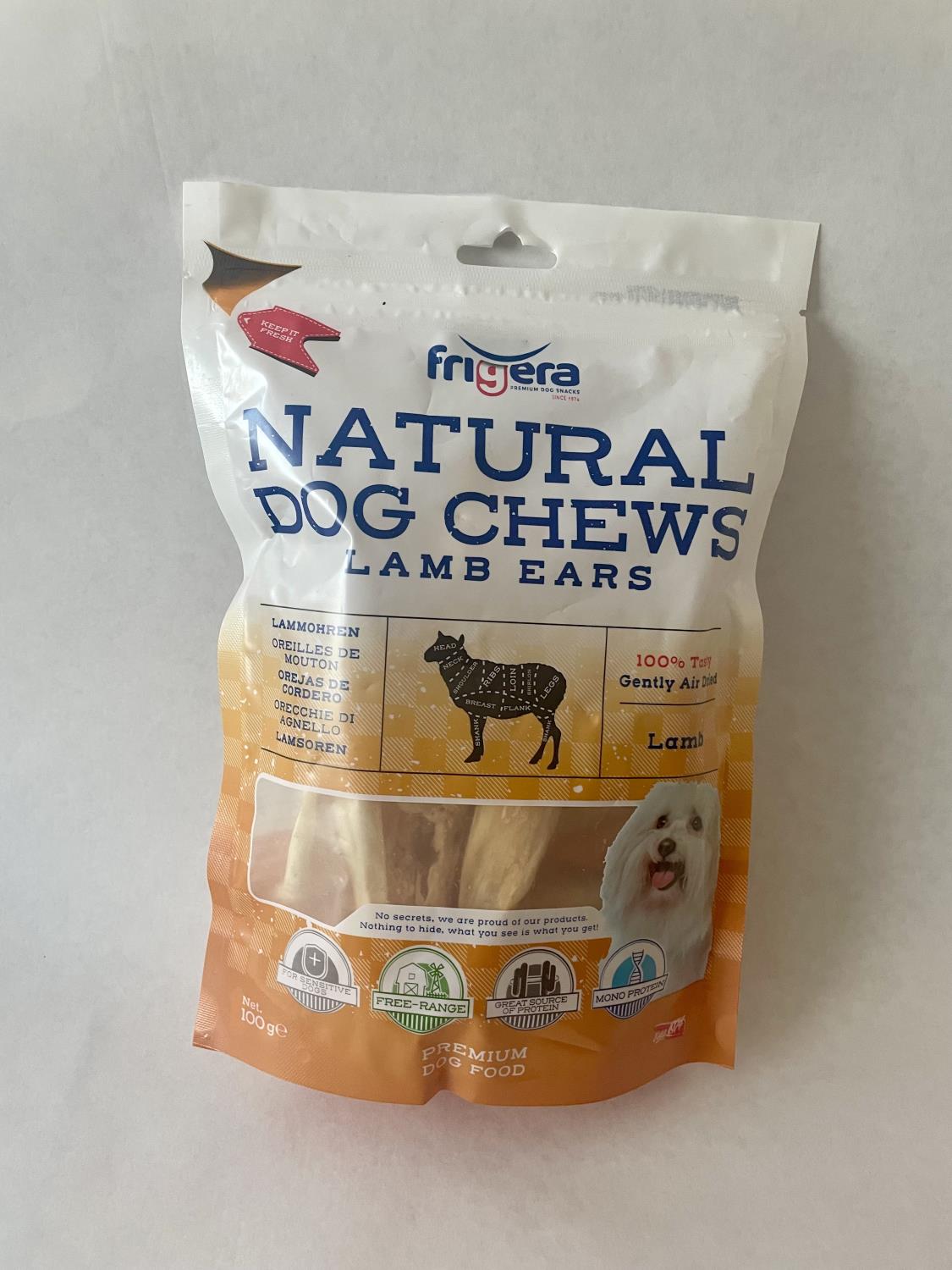 Natural Dog Chews Lammeører 250 g