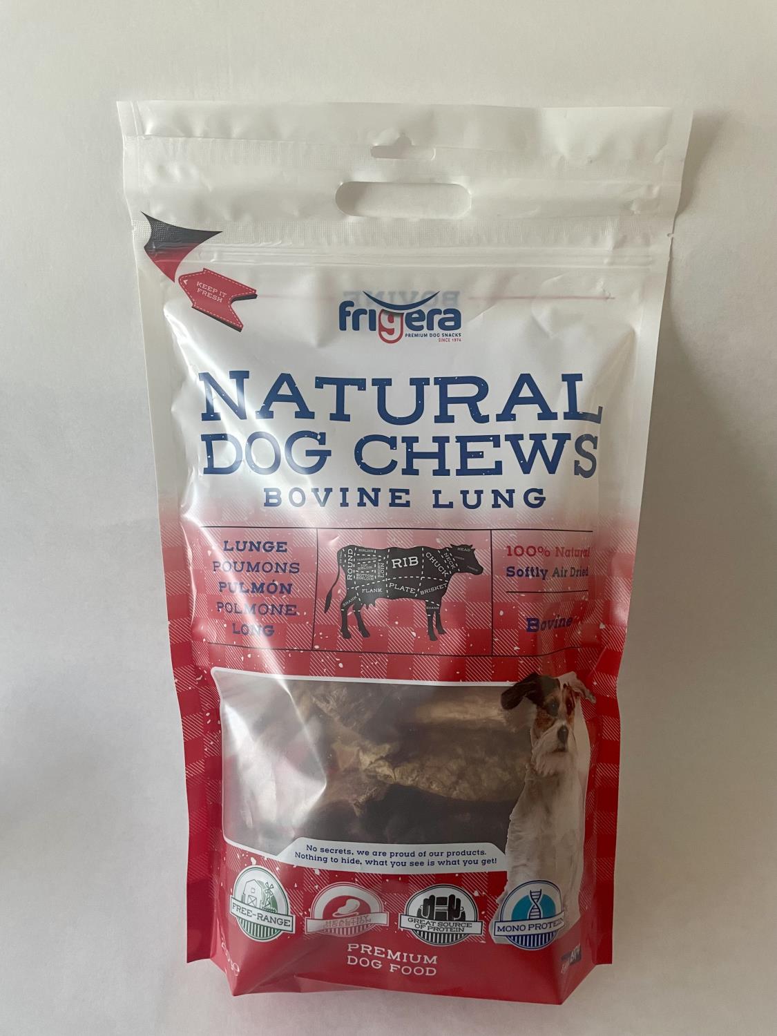 Natural Dog Chews Okselunge 250 g