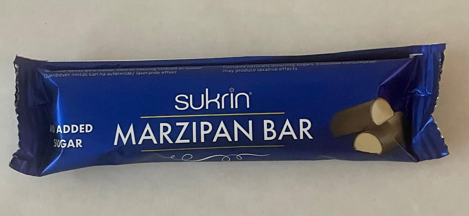 SukrinMarzipan bar 38 gram