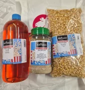 Popcorn med Jalapeñokrydder og Popcornolje