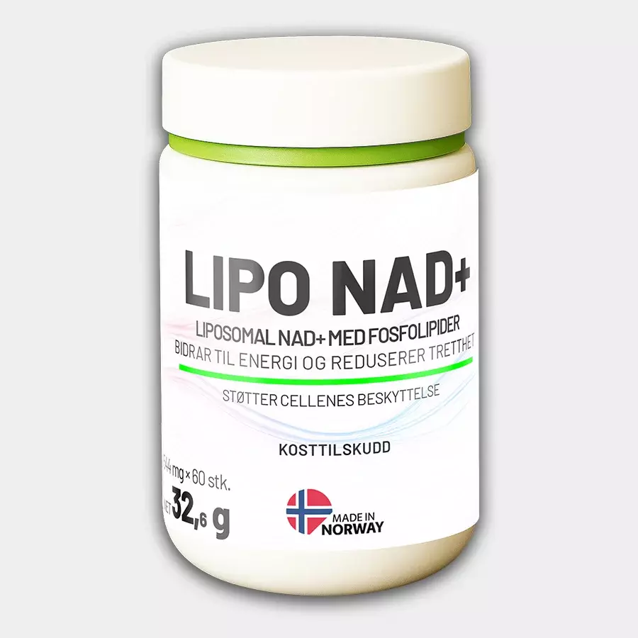 Liposomal NAD+ 544mg x 60 kapsler