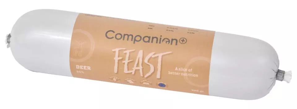 Companion+ FEAST Hundepølse Hjort 350g