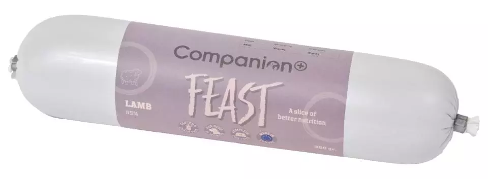 Companion+ FEAST Hundepølse Lam 350g