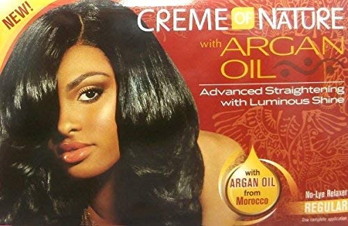 Creme of Nature Argan Oil No Lye Relaxer Kit Regular