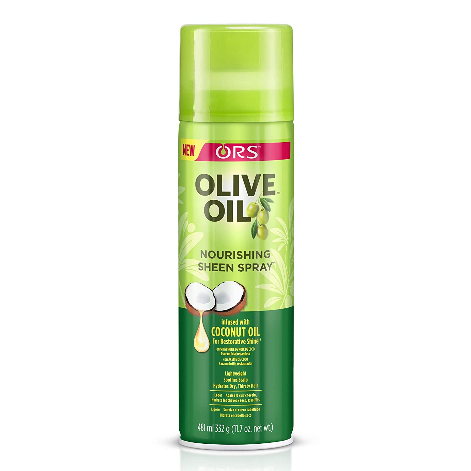ORG OLIVE-OIL SHEEN SPRAY COCONUT 11.5OZ #11030
