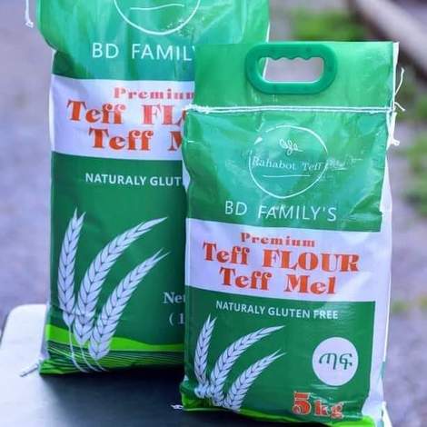 Teff/Taff flour 5kg bag Ivory