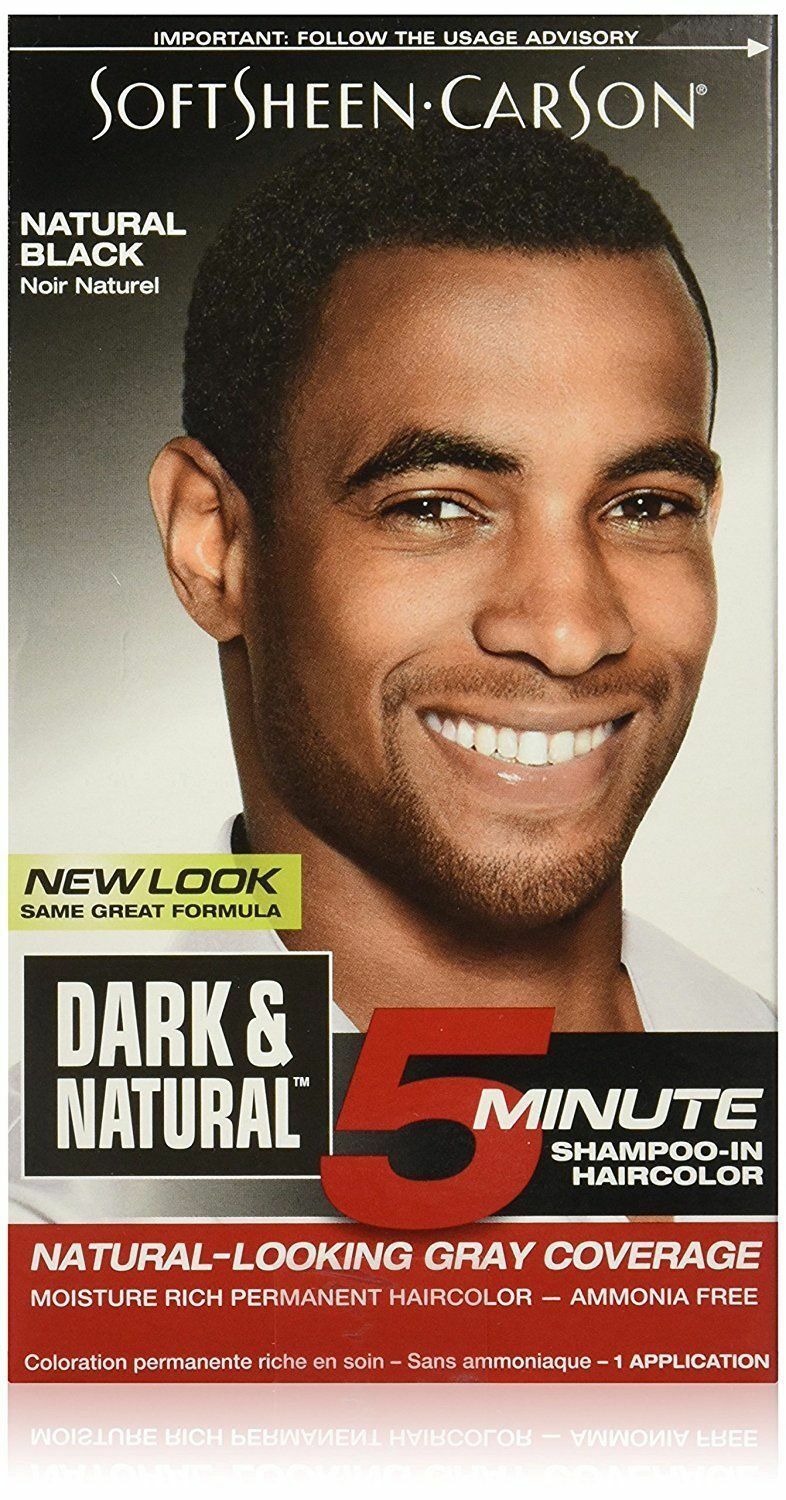 Soft Sheen Carson Dark & Natural Looking Color 5 MINUTE (Natural Black)