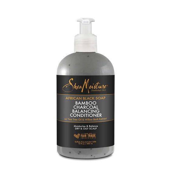 SM: African Black Soap BMBO & Charcoal COND13OZ