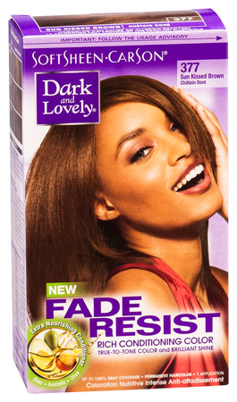 Dark & Lovely Soft Sheen-Carson Fade Resist Rich Conditioning Color Sunkissed Brown 377