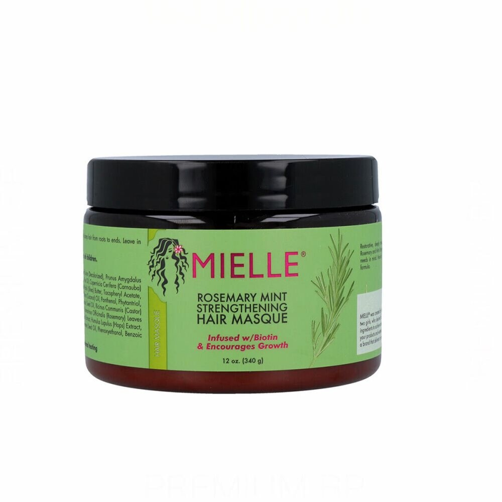 MIELLE ORG ROSEMARY MINT STRENGHTENING HAIR MASQUE 12oz