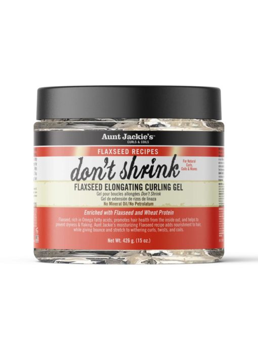 AJ : DONT SHRINK FLAXSEED ELONG CURL GEL 15OZ