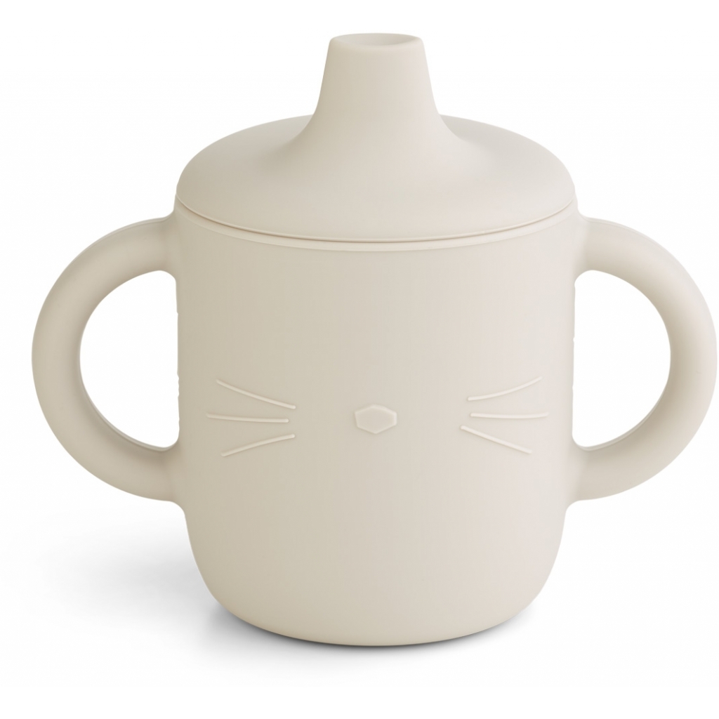 Liewood, Ellis Silicone Sippy Cup, Cat/Sandy
