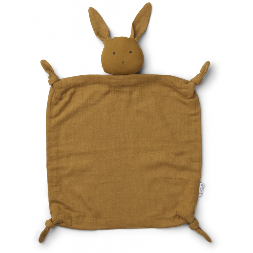 Liewood Agnete cuddle cloth, Rabbit/golden caramel