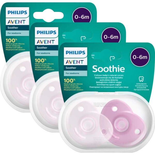 Philips Avent Soothie Heart Pink 2 Pakk