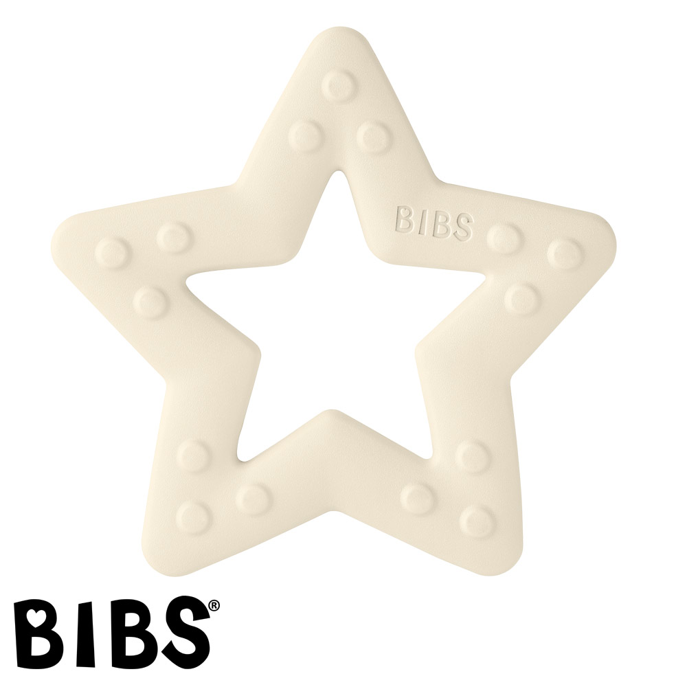 BIBS Baby Bitie, Star, Ivory