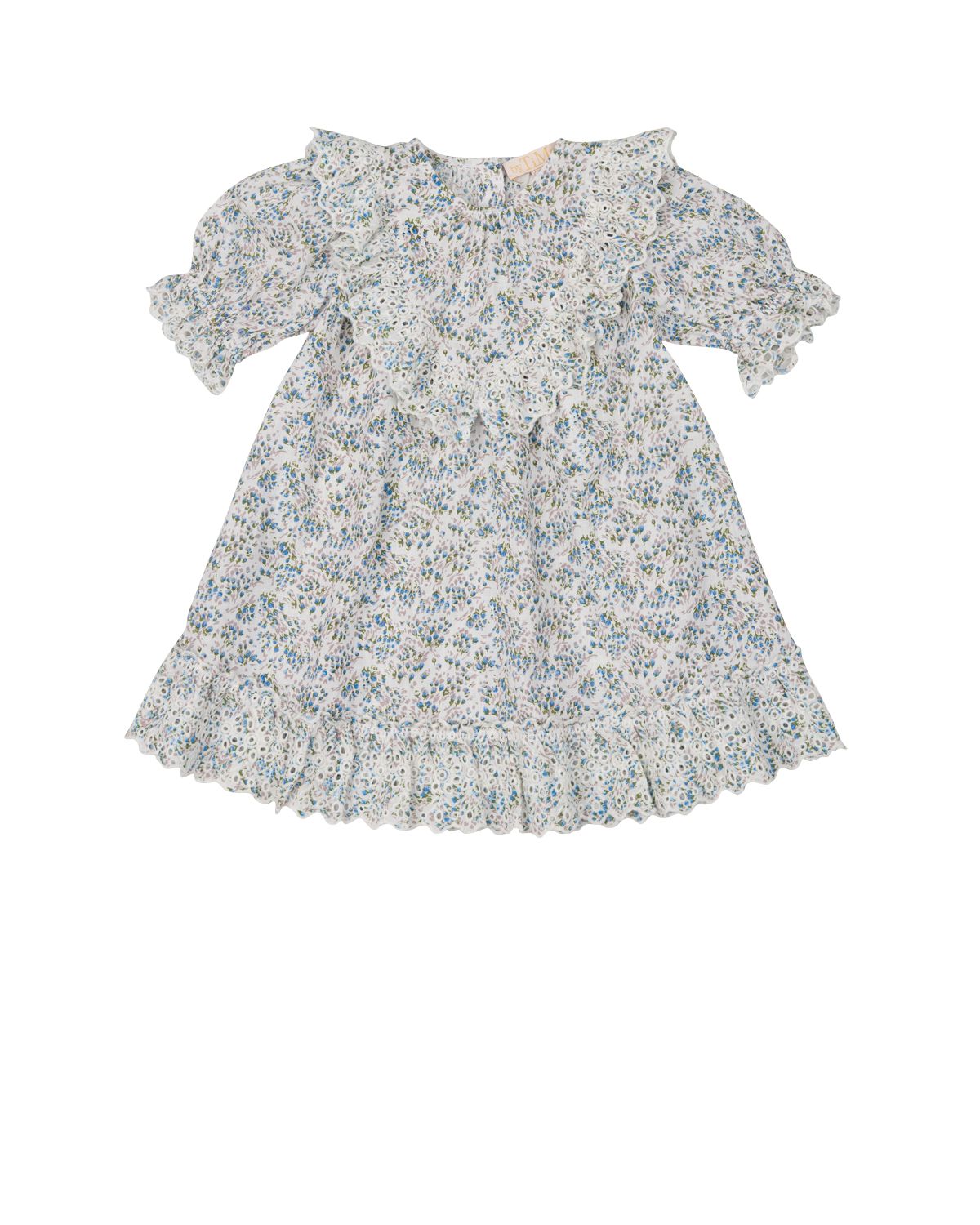 byTiMo Cotton Slub Dress, Bluebell