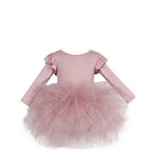 Dolly Timeless Long Sleeve Tutu Dress, Pink