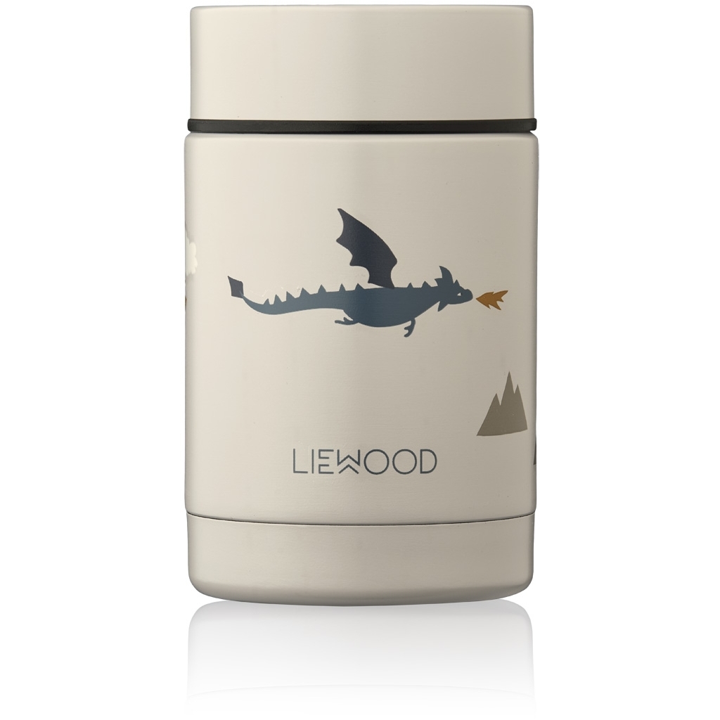 Liewood, Nadja Food Jar, Little dragon / Dark sandy mix