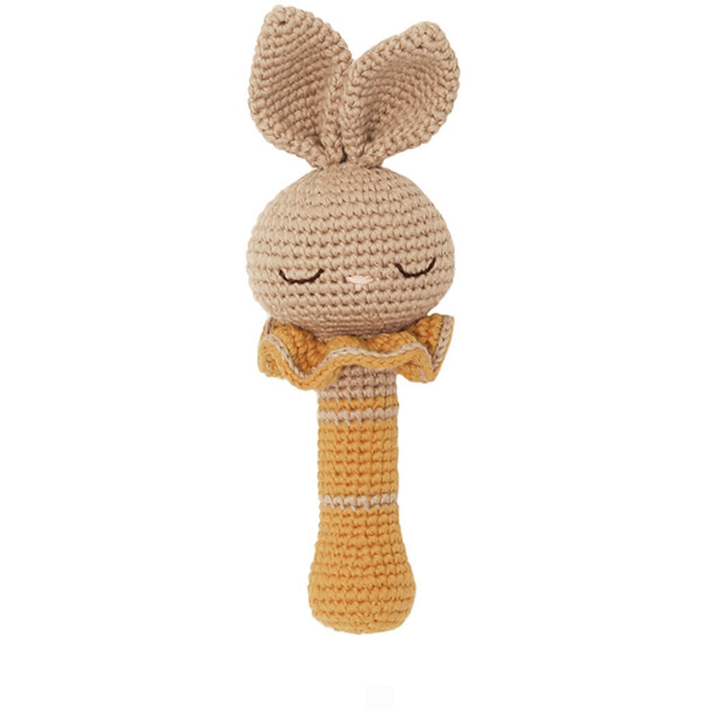 Patti Oslo Beti Bunny Rattle with bell